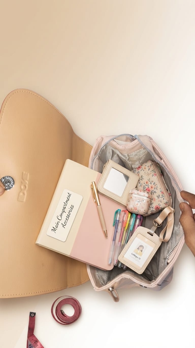 EDONE Premium PU Leather Backpack for Women | Multi-Compartment College, Office & Travel Bag
