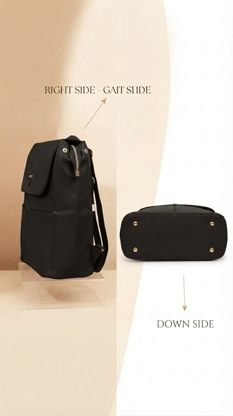 EDONE Premium PU Leather Backpack for Women | Multi-Compartment College, Office & Travel Bag