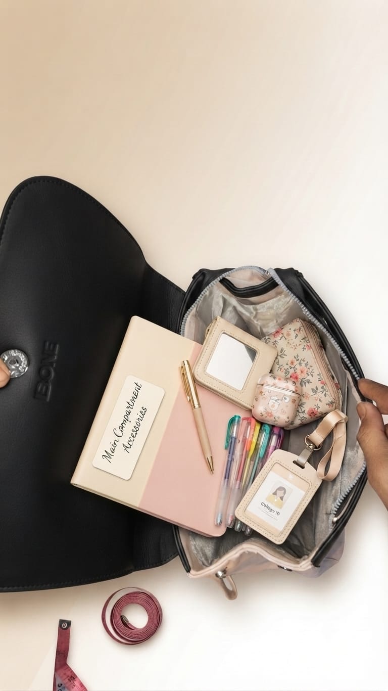 EDONE Premium PU Leather Backpack for Women | Multi-Compartment College, Office & Travel Bag