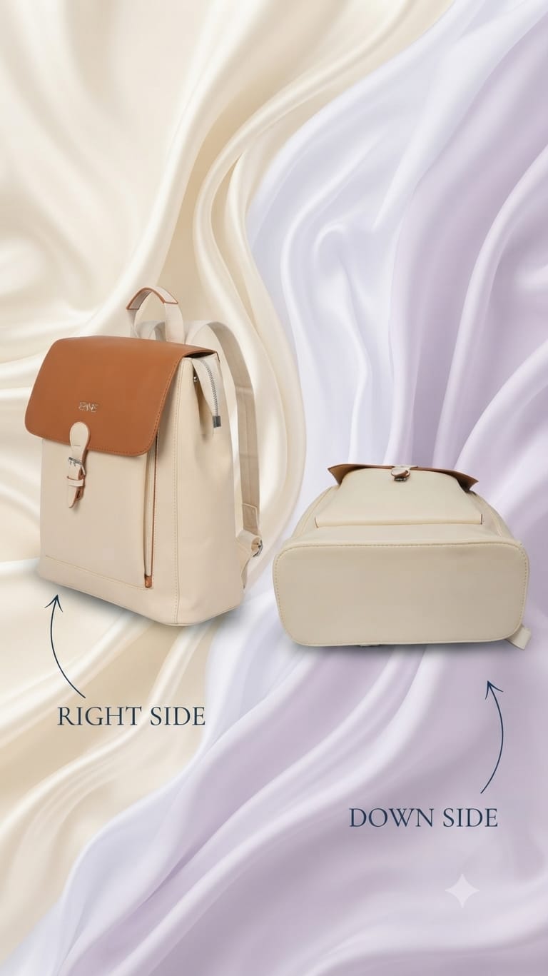 EDONE Premium PU Leather Backpack for Women | Multi-Compartment College, Office & Travel Bag (Copy)