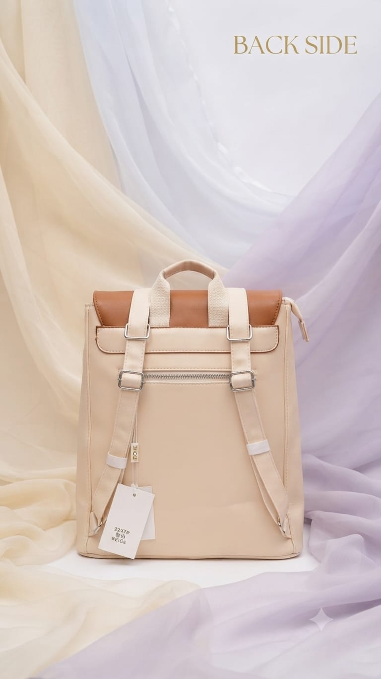 EDONE Premium PU Leather Backpack for Women | Multi-Compartment College, Office & Travel Bag (Copy)