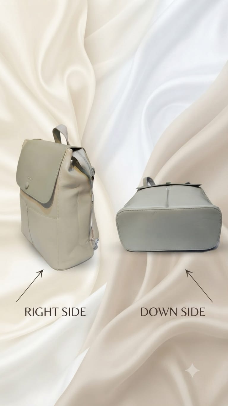 EDONE Premium PU Leather Backpack for Women | Multi-Compartment College, Office & Travel Bag