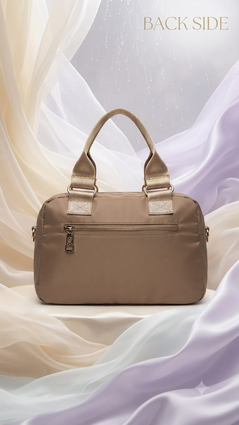 Imported Sarteene Premium PU Leather Travel Backpack | Multi-Zip Daily Kit Bag with Long Strap