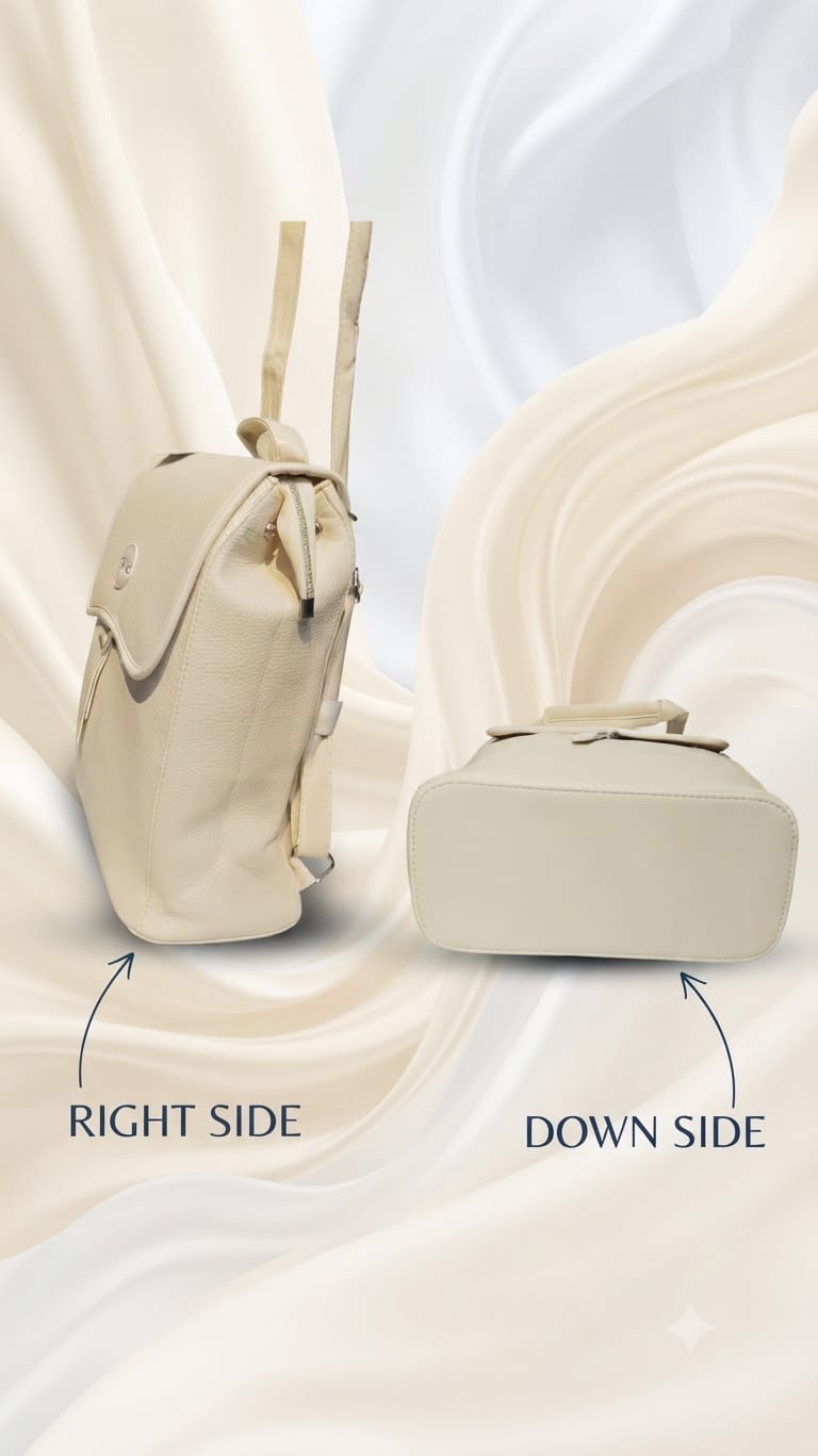 EDONE Premium PU Leather Backpack for Women | Multi-Compartment College, Office & Travel Bag (Copy) (Copy)