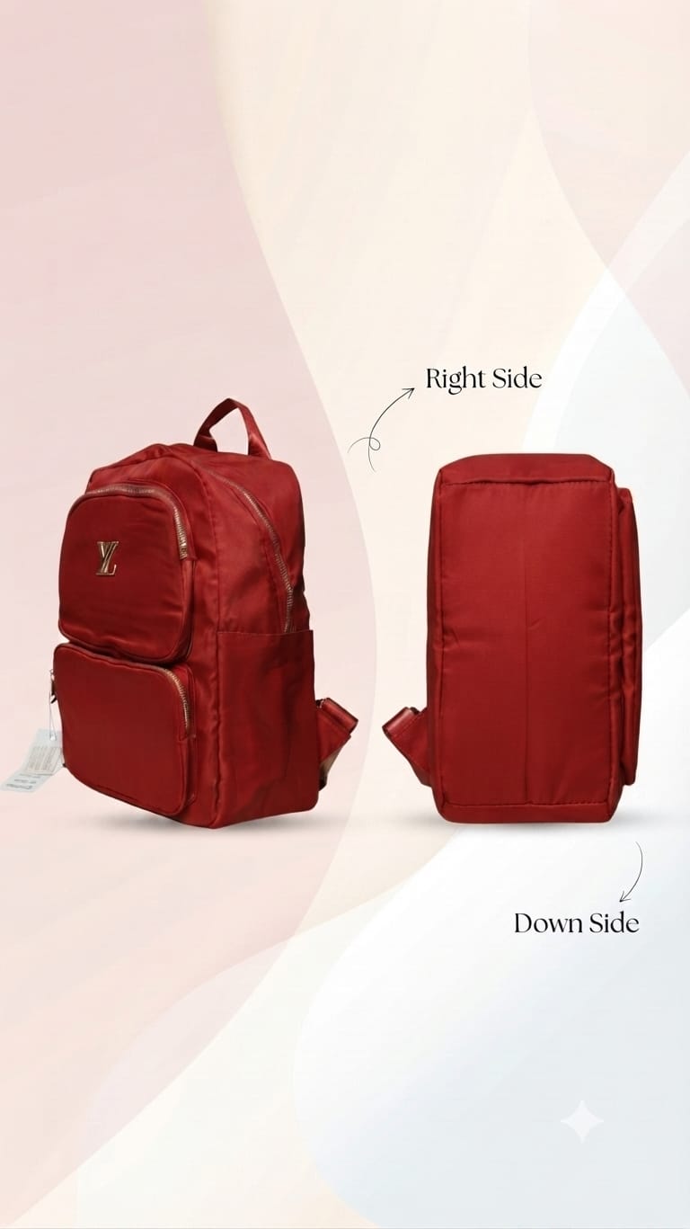 Imported Pure Sarteene Backpack for Women & College Students | Multi-Compartment Office & Travel Bag (Copy)