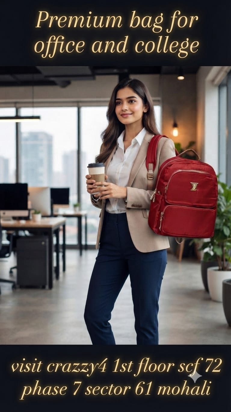 Imported Pure Sarteene Backpack for Women & College Students | Multi-Compartment Office & Travel Bag (Copy)