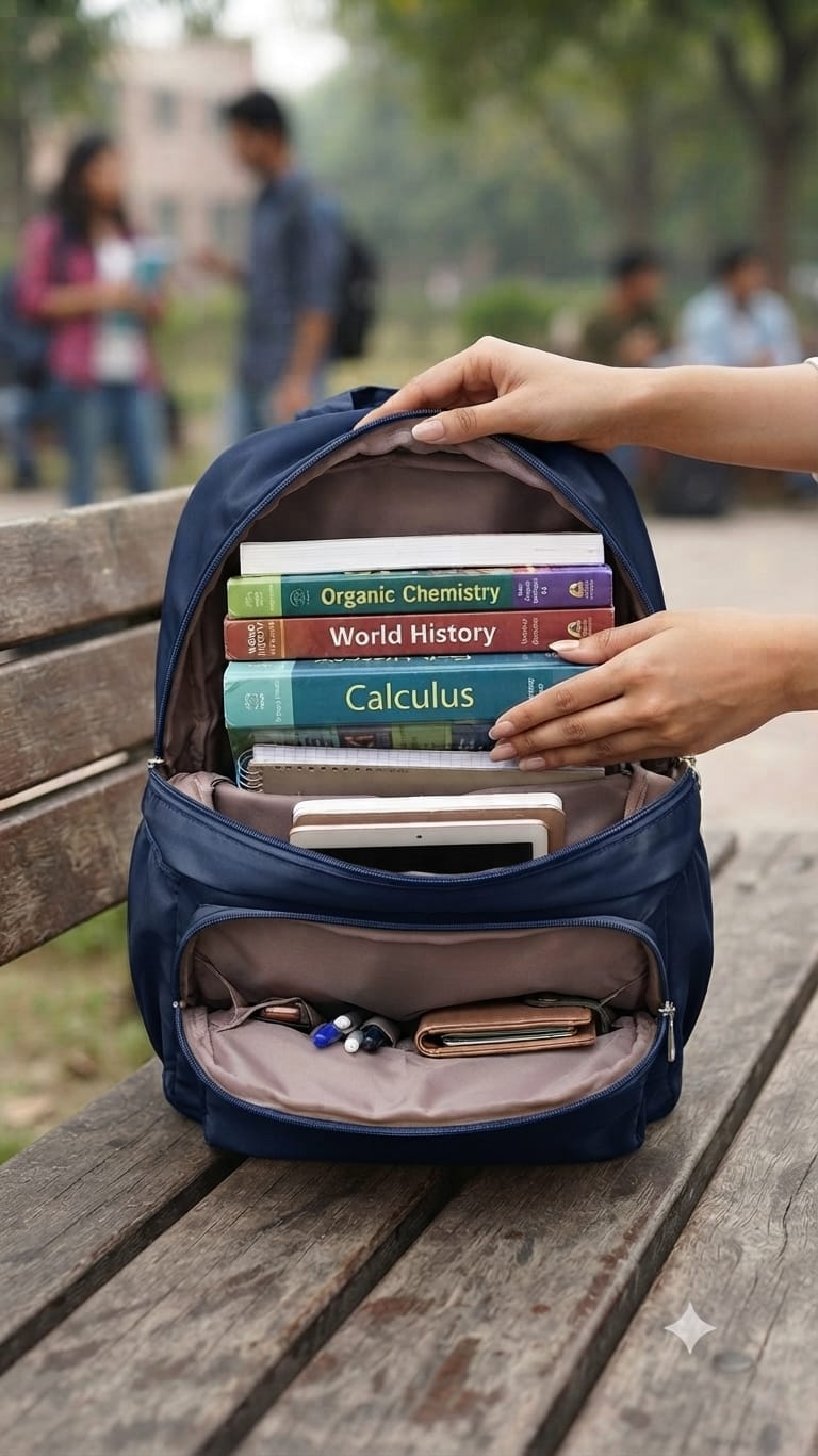 Imported Pure Sarteene Backpack for Women & College Students | Multi-Compartment Office & Travel Bag