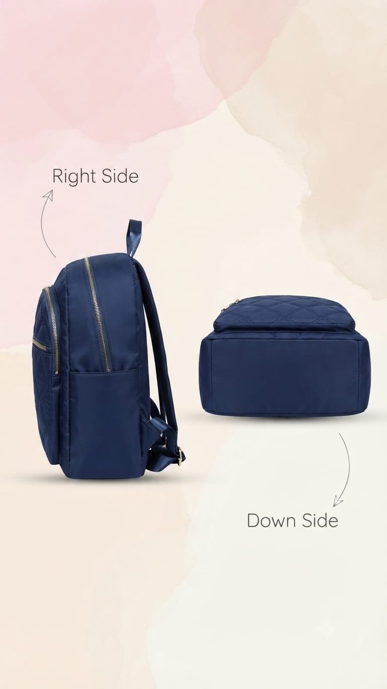 Imported Pure Sarteene Backpack for Women & College Students | Multi-Compartment Office & Travel Bag
