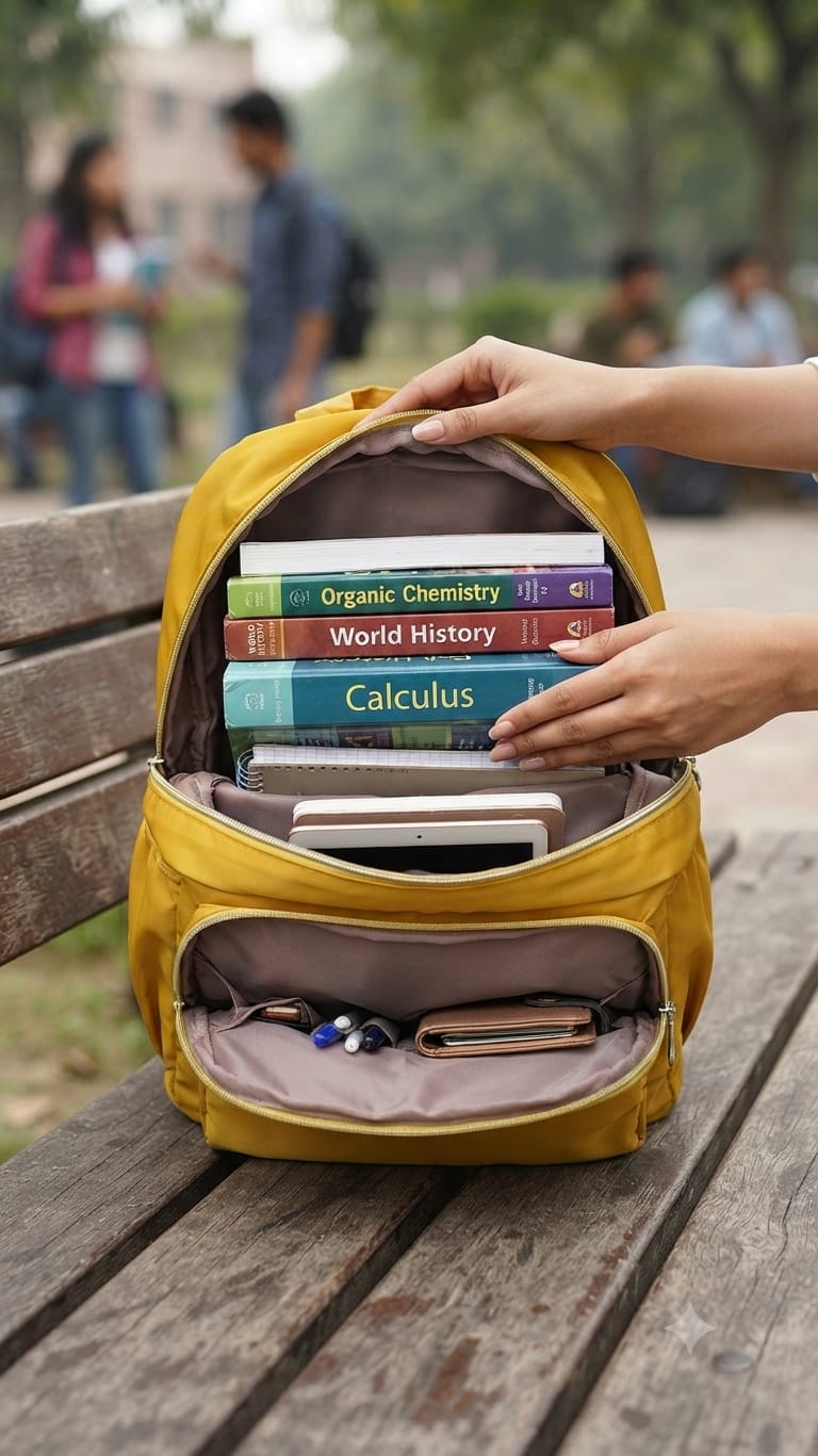 Imported Pure Sarteene Backpack for Women & College Students | Multi-Compartment Office & Travel Bag (Copy)