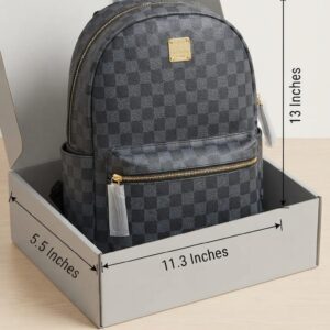 Imported Premium PU Leather Backpack for Women | Multi-Compartment College, Office & Travel Bag