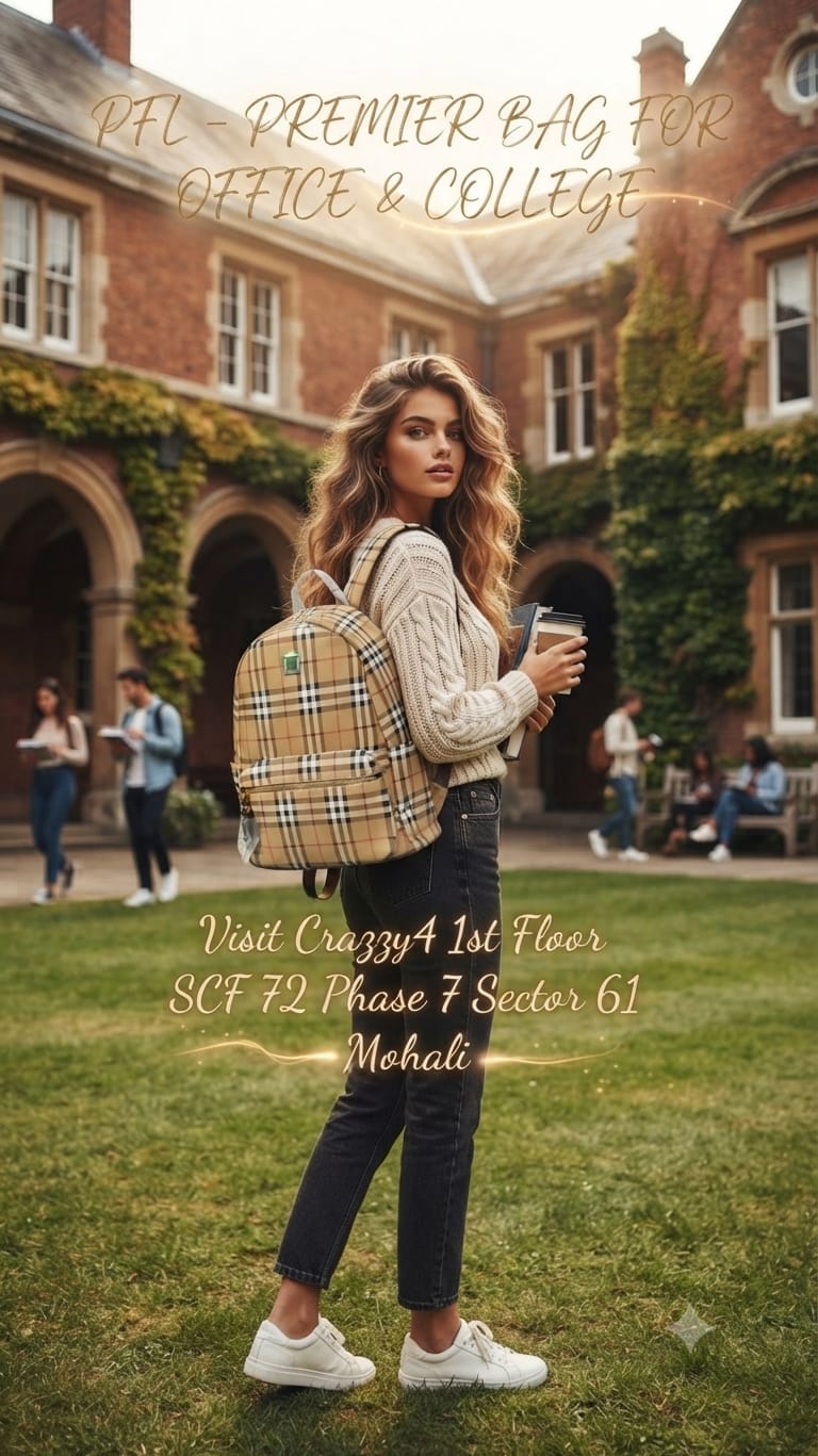 Imported Premium PU Leather Backpack for Women | Multi-Compartment College, Office & Travel Bag