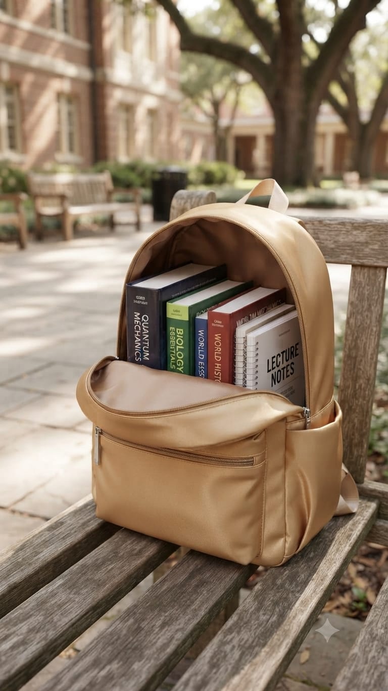 Imported Pure Sarteene Waterproof Backpack for Women | Multi-Compartment College, Office & Travel Bag