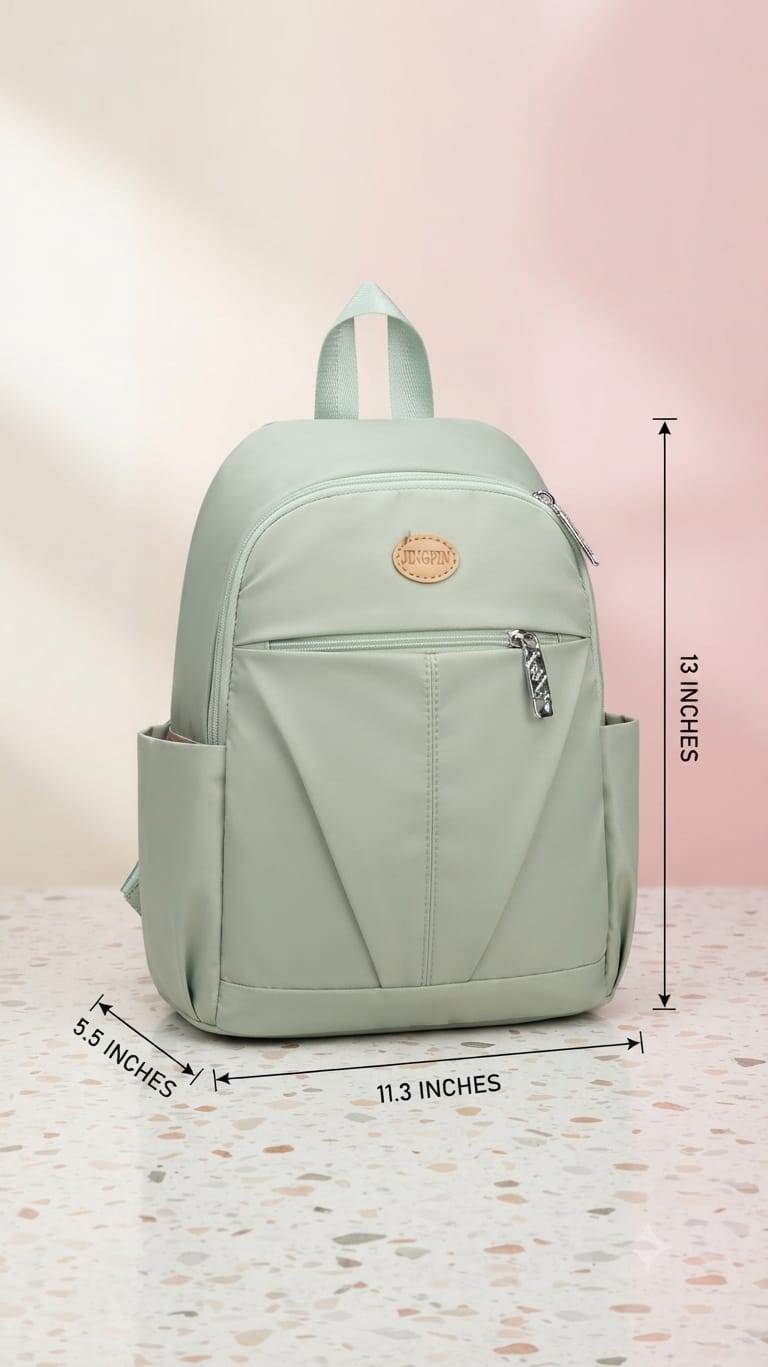 Imported Pure Sarteene Waterproof Backpack for Women | Multi-Compartment College, Office & Travel Bag