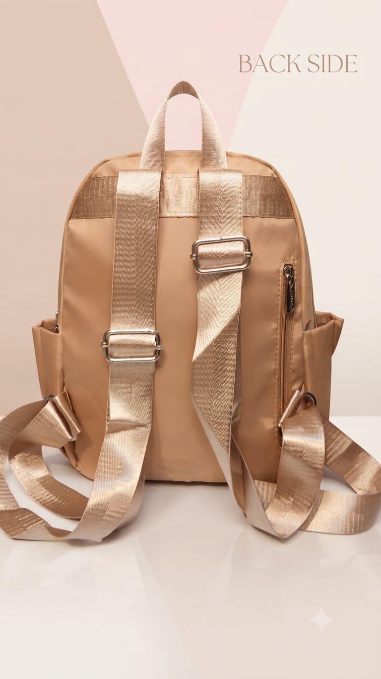 Imported Pure Sarteene Waterproof Backpack for Women | Multi-Compartment College, Office & Travel Bag