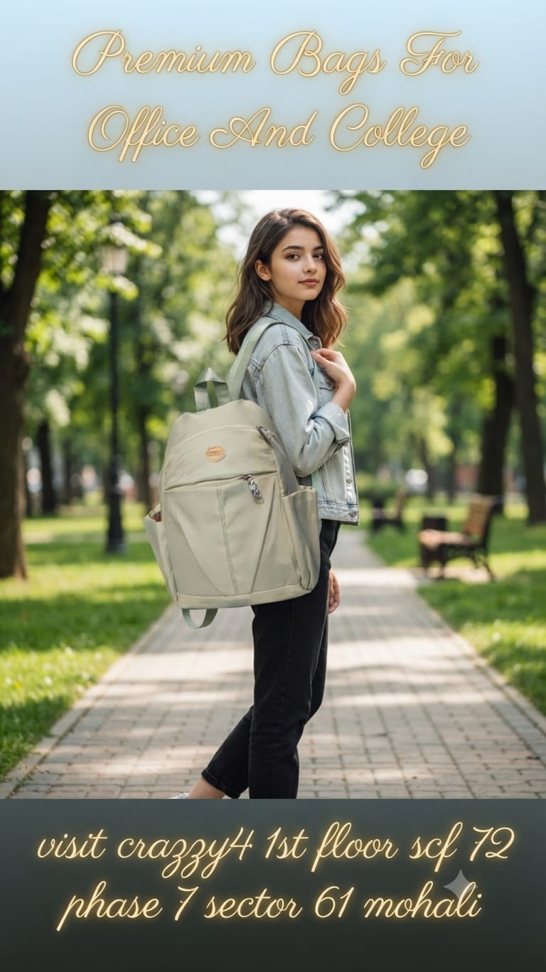Imported Pure Sarteene Waterproof Backpack for Women | Multi-Compartment College, Office & Travel Bag