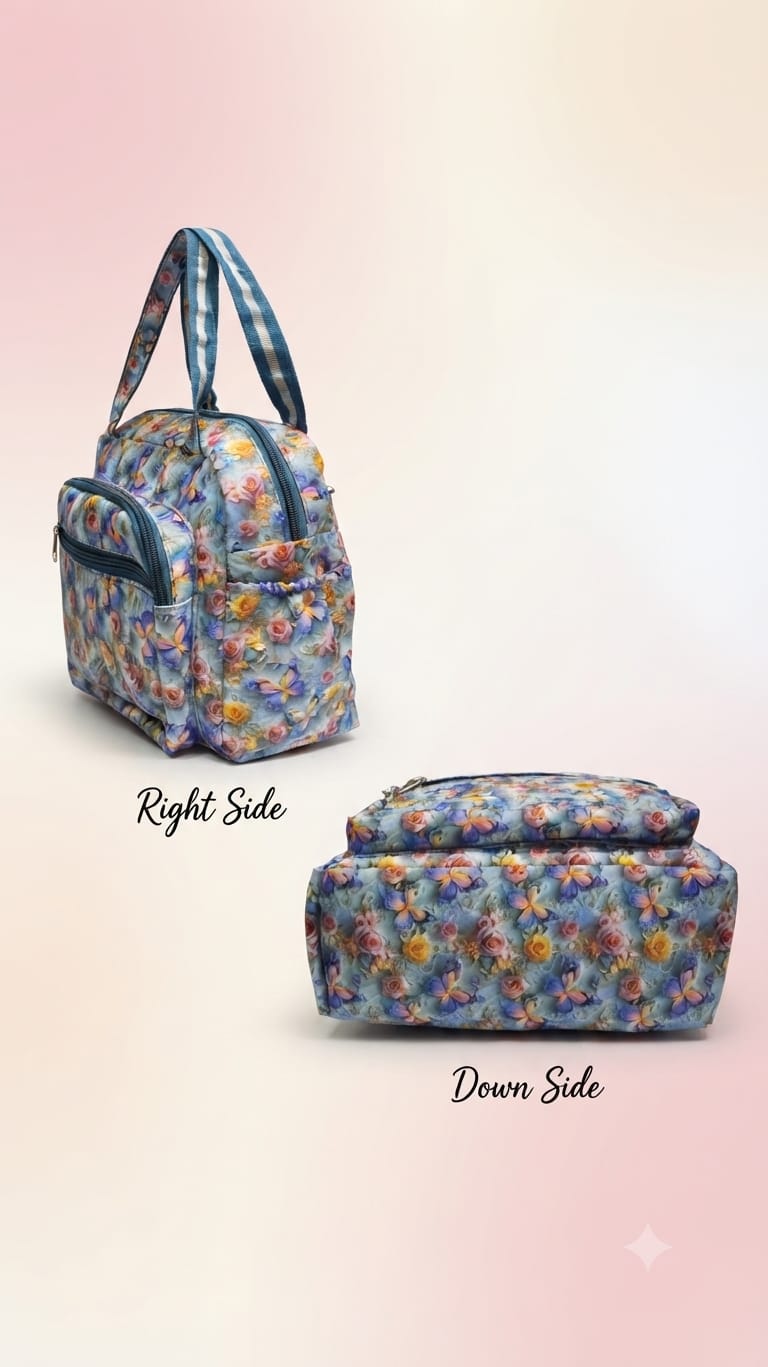 Imported Pure Sarteene Waterproof Lunch Bag | Multi-Compartment Insulated Organizer for Office, College & Travel