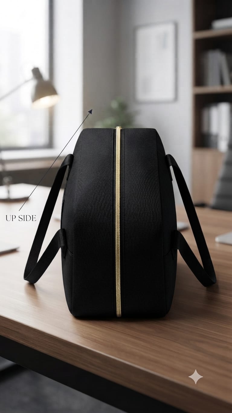 Imported Pure Cotton Lunch Bag | Compact Meal & Storage Organizer for Office, College, School & Travel
