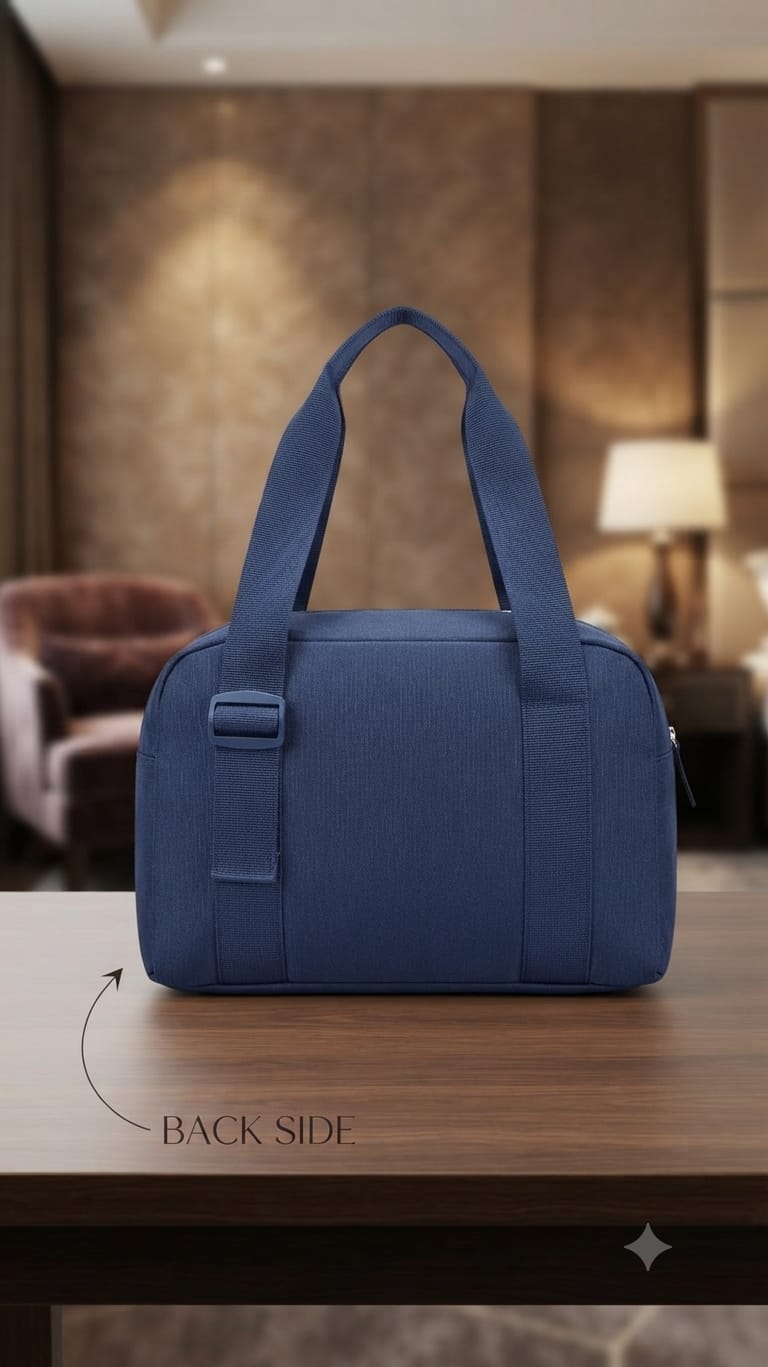 Imported Pure Cotton Lunch Bag | Compact Meal & Storage Organizer for Office, College, School & Travel
