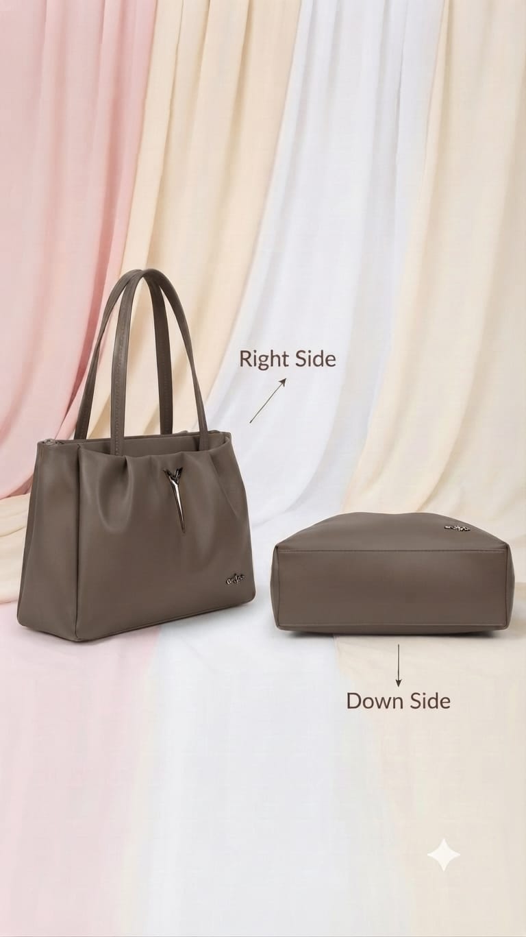 Edge Pure Cotton Shoulder Bag for Women | Multi-Zip College, Office, School & Travel Bag