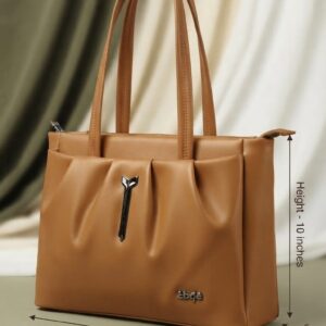 Edge Pure Cotton Shoulder Bag for Women | Multi-Zip College, Office, School & Travel Bag