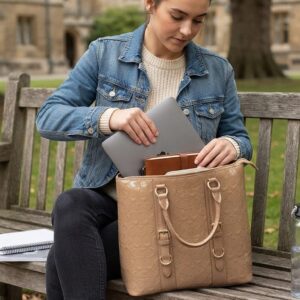 Peris & Classic Premium Pure PU Convertible Handle Backpack | Elegant Multi-Compartment Party Bag