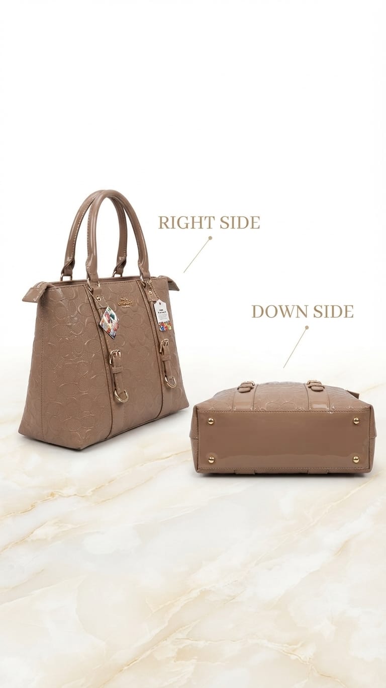 Peris & Classic Premium Pure PU Convertible Handle Backpack | Elegant Multi-Compartment Party Bag