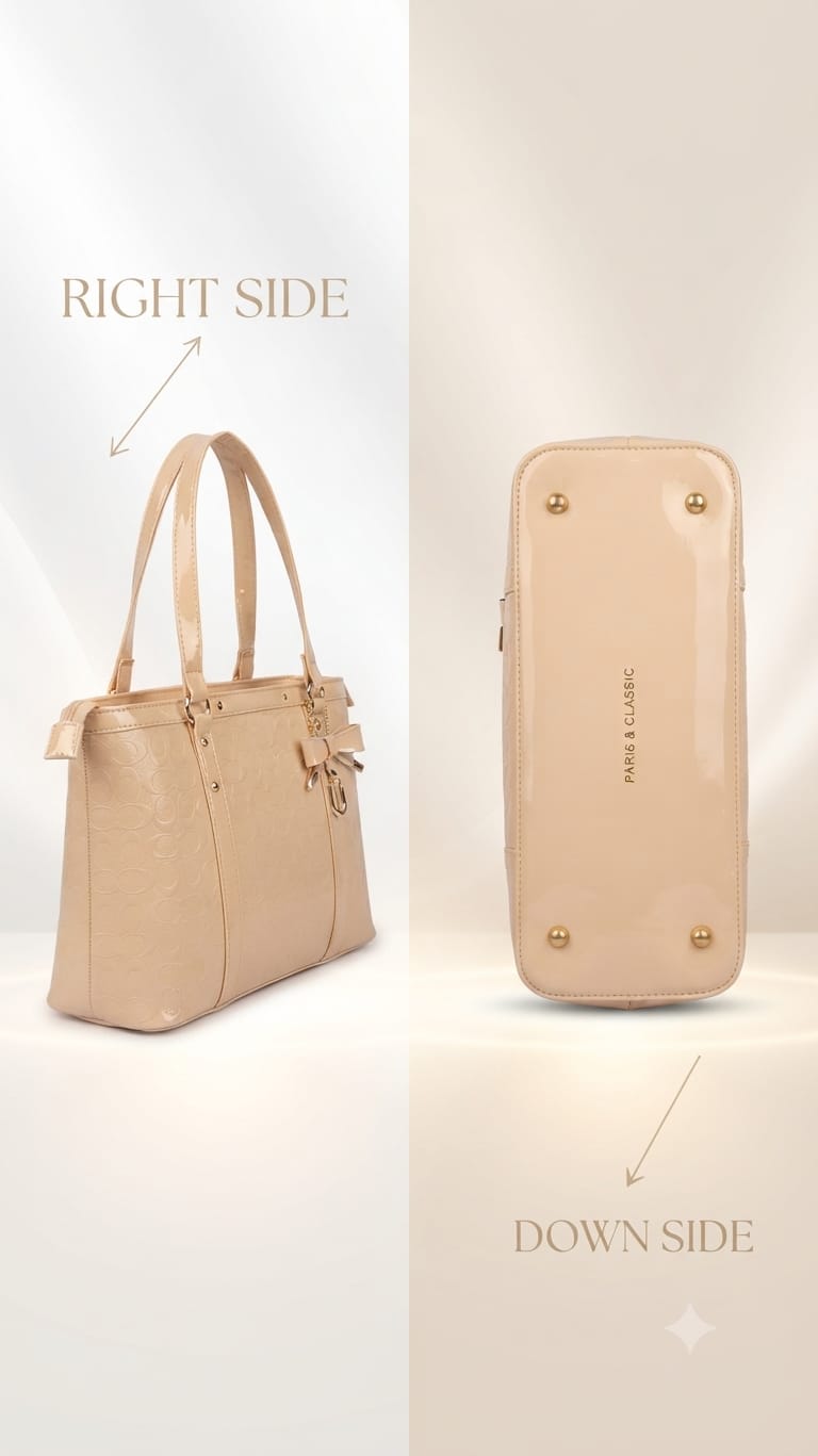 Perris & Classic Premium PU Leather Shoulder Bag for Women | Multi-Compartment College, Office & Party Tote