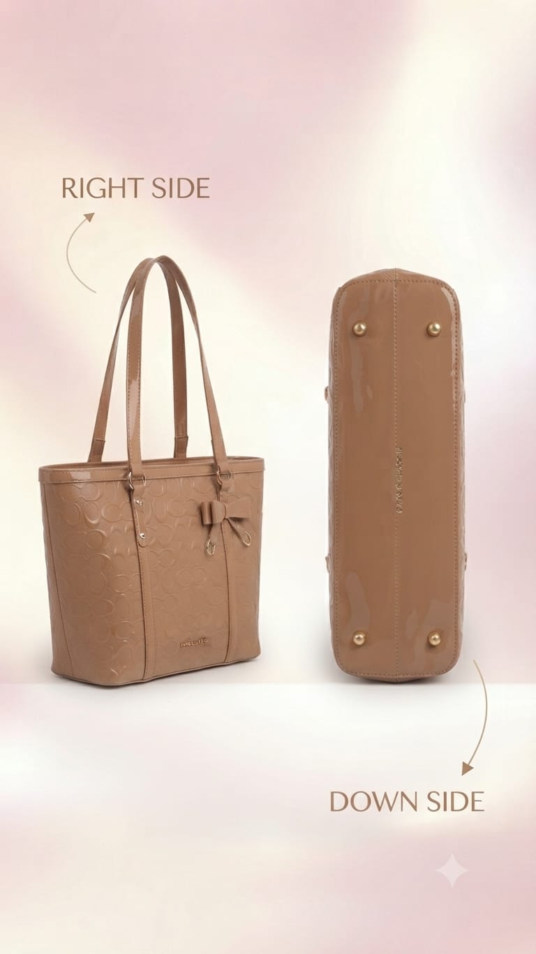 Perris & Classic Premium PU Leather Shoulder Bag for Women | Multi-Compartment College, Office & Party Tote