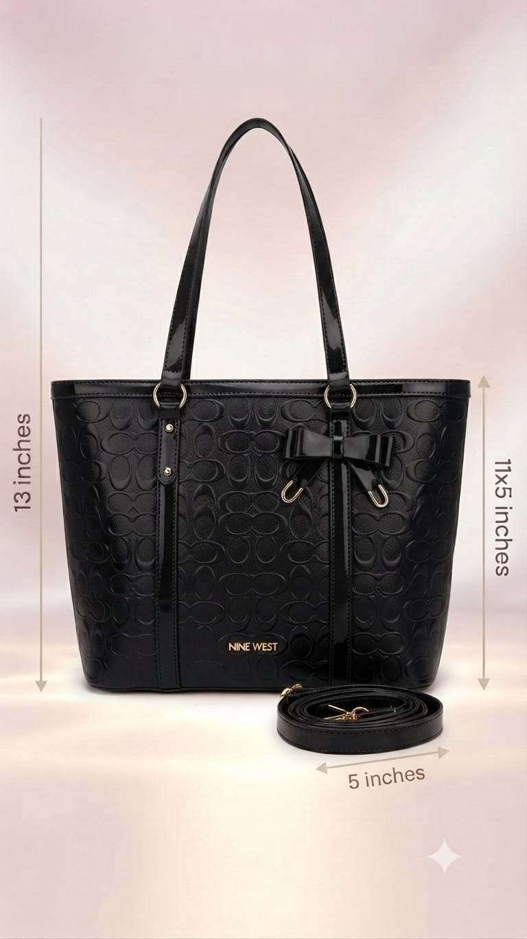 Perris & Classic Premium PU Leather Shoulder Bag for Women | Multi-Compartment College, Office & Party Tote