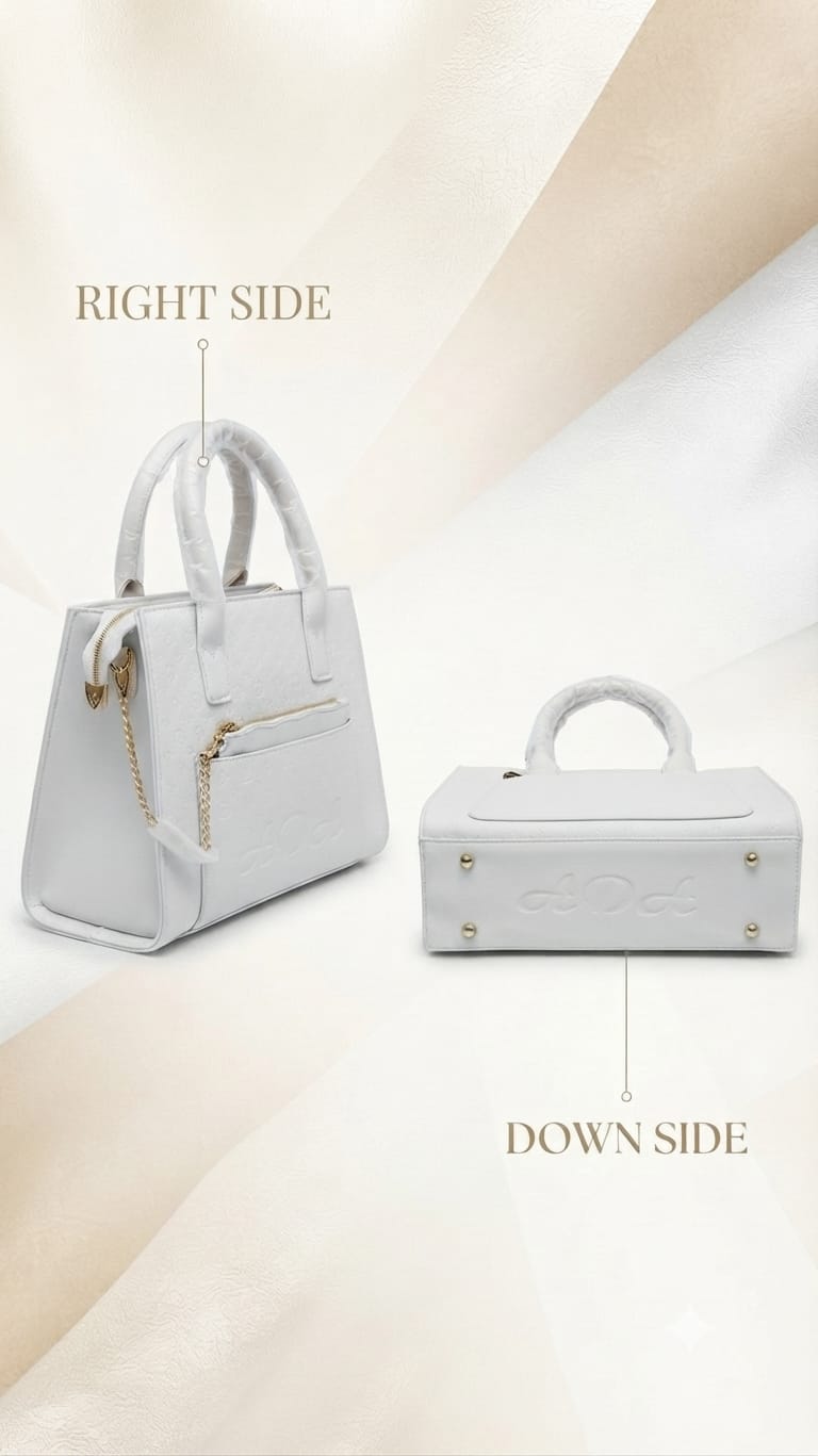 ADS & Perrise Premium PU Leather Handbag for Women | Elegant Multi-Compartment Party Bag