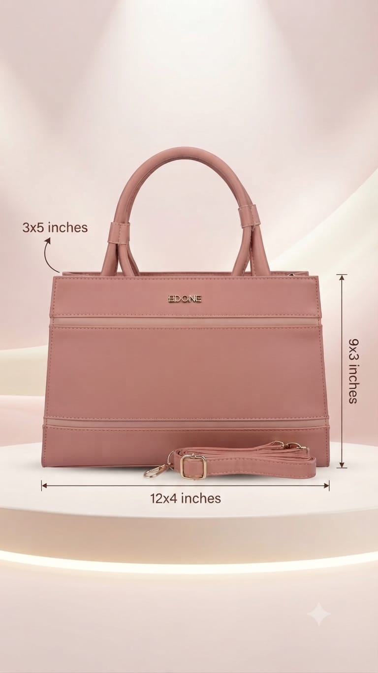 EDONE Premium PU Leather Handbag for Women | Elegant Multi-Compartment Party Bag