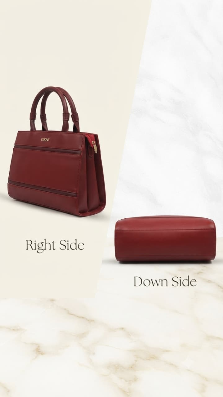 EDONE Premium PU Leather Handbag for Women | Elegant Multi-Compartment Party Bag