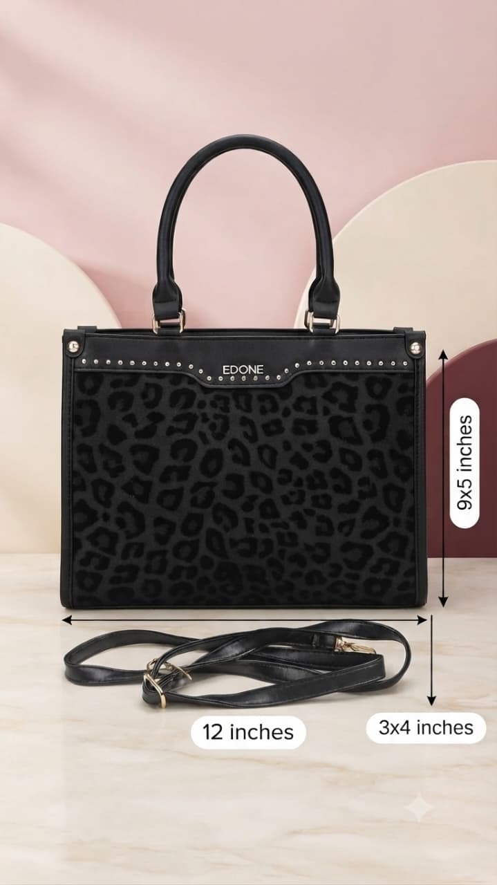 EDONE Premium PU Leather Handbag for Women | Elegant Multi-Compartment Party Bag