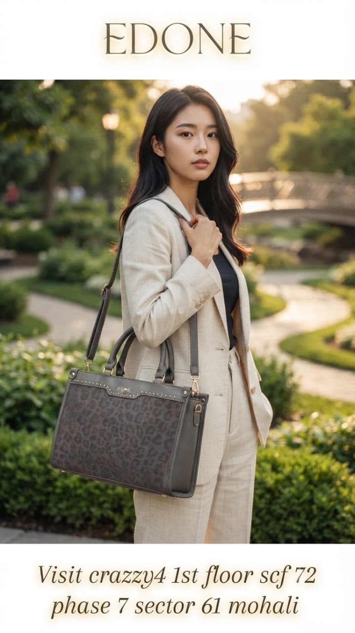 EDONE Premium PU Leather Handbag for Women | Elegant Multi-Compartment Party Bag