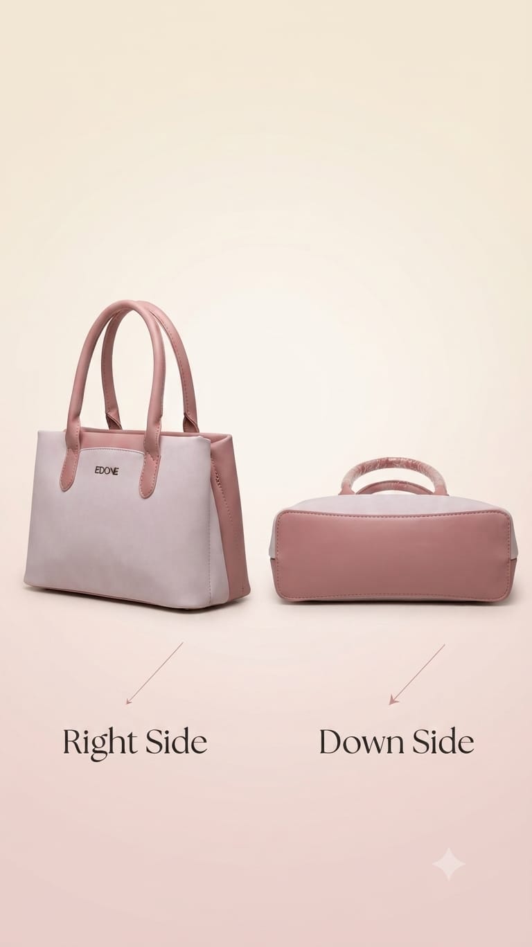 EDONE Premium PU Leather Handbag for Women | Elegant Multi-Compartment Party Bag