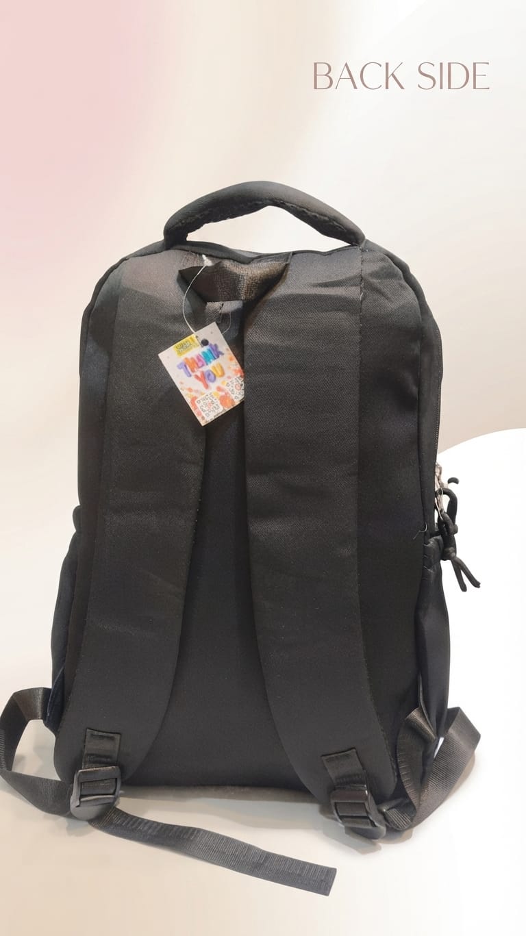 Imported Pure Cotton Backpack for Women & Girls | Multi-Compartment School & College Bag