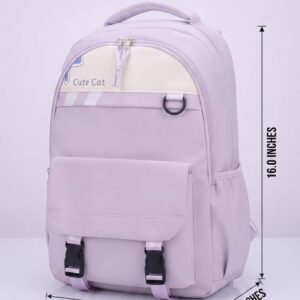 Imported Pure Cotton Backpack for Women & Girls | Multi-Compartment School & College Bag