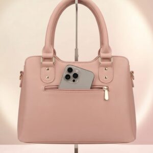 EDONE Premium PU Leather Handbag for Women | Multi-Compartment Casual Tote & Shoulder Bag