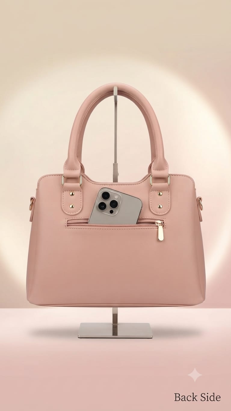 EDONE Premium PU Leather Handbag for Women | Multi-Compartment Casual Tote & Shoulder Bag