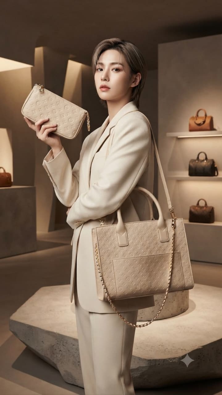 ADS & Perrise Premium PU Leather Handbag for Women | Elegant Multi-Compartment Party Bag