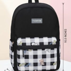Imported Pure Cotton Backpack for Women & Girls | Multi-Compartment School & College Bag