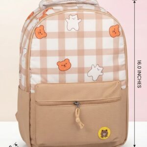 Imported Pure Cotton Backpack for Women & Girls | Multi-Compartment School & College Bag