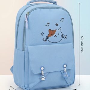 Imported Pure Cotton Backpack for Women & Girls | Multi-Compartment School & College Bag