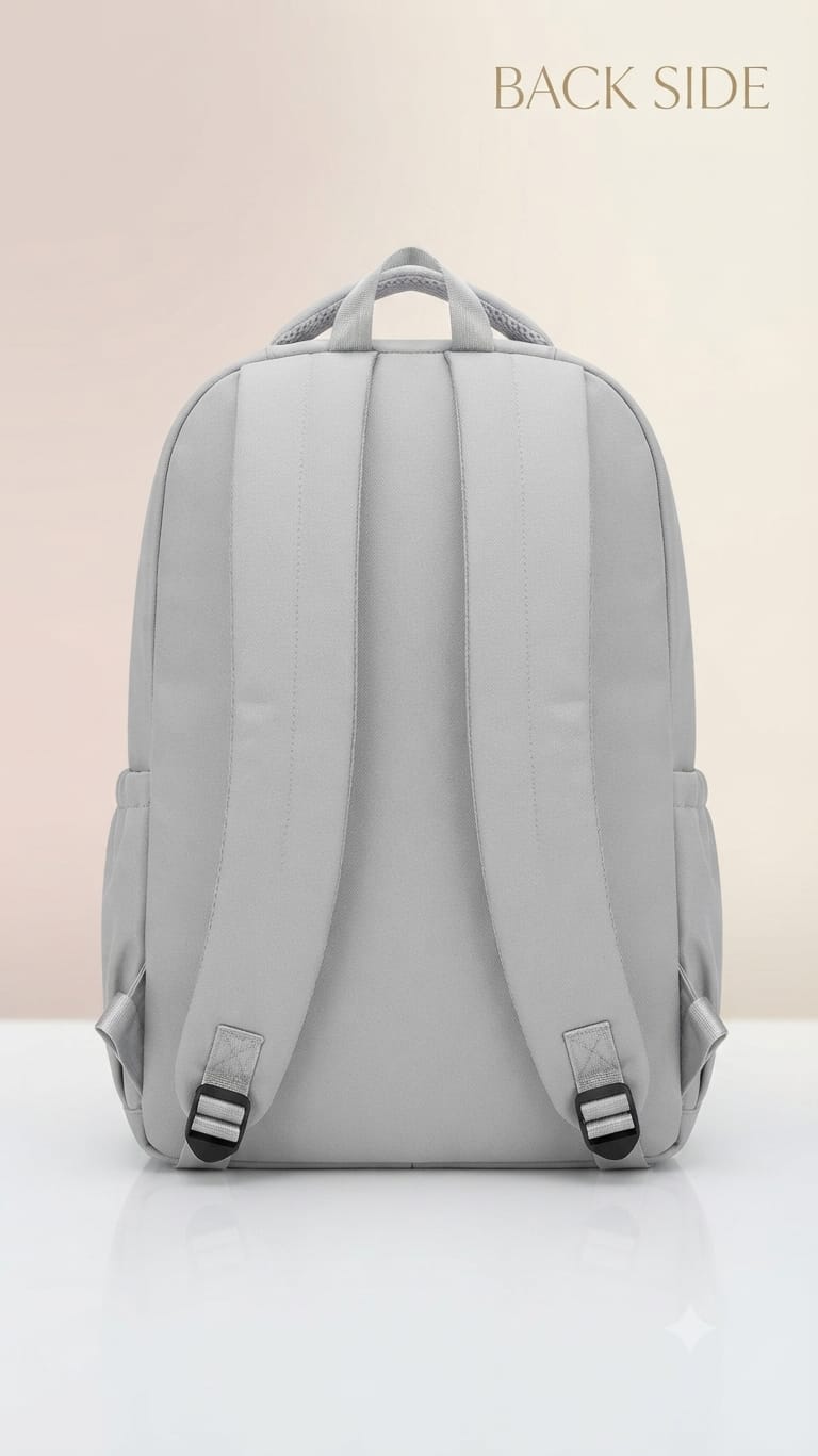 Imported Pure Cotton Backpack for Women & Girls | Multi-Compartment School & College Bag