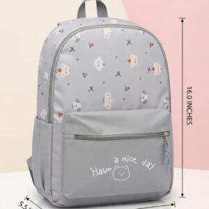 Imported Pure Cotton Backpack for Women & Girls | Multi-Compartment School & College Bag
