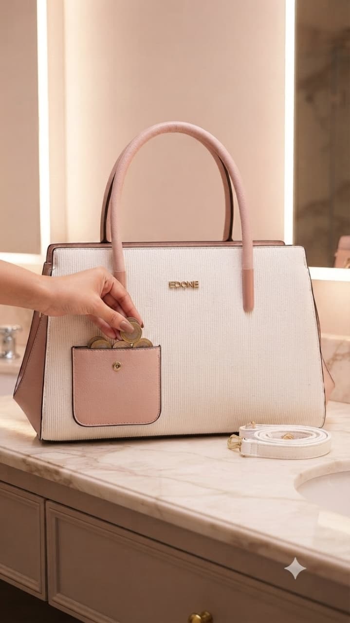 EDONE Premium PU Leather Party Handbag with Strap | Elegant All-Occasion Crossbody & Tote