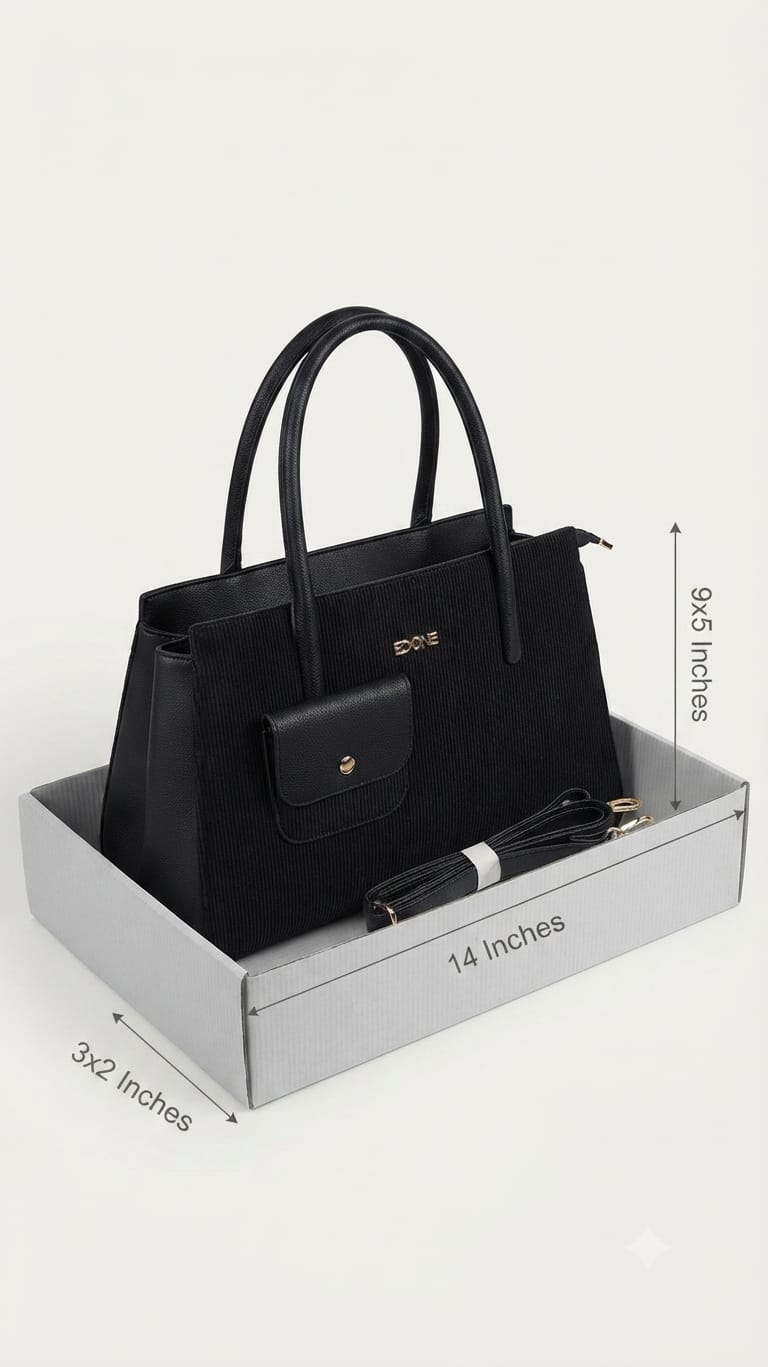EDONE Premium PU Leather Party Handbag with Strap | Elegant All-Occasion Crossbody & Tote