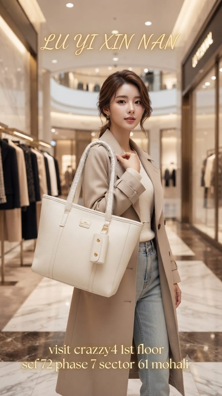 Imported Premium PU Leather Tote Bag for Women | Spacious Multi-Purpose College, Office & Travel Bag