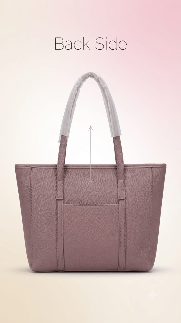 Imported Premium PU Leather Tote Bag for Women | Spacious Multi-Purpose College, Office & Travel Bag