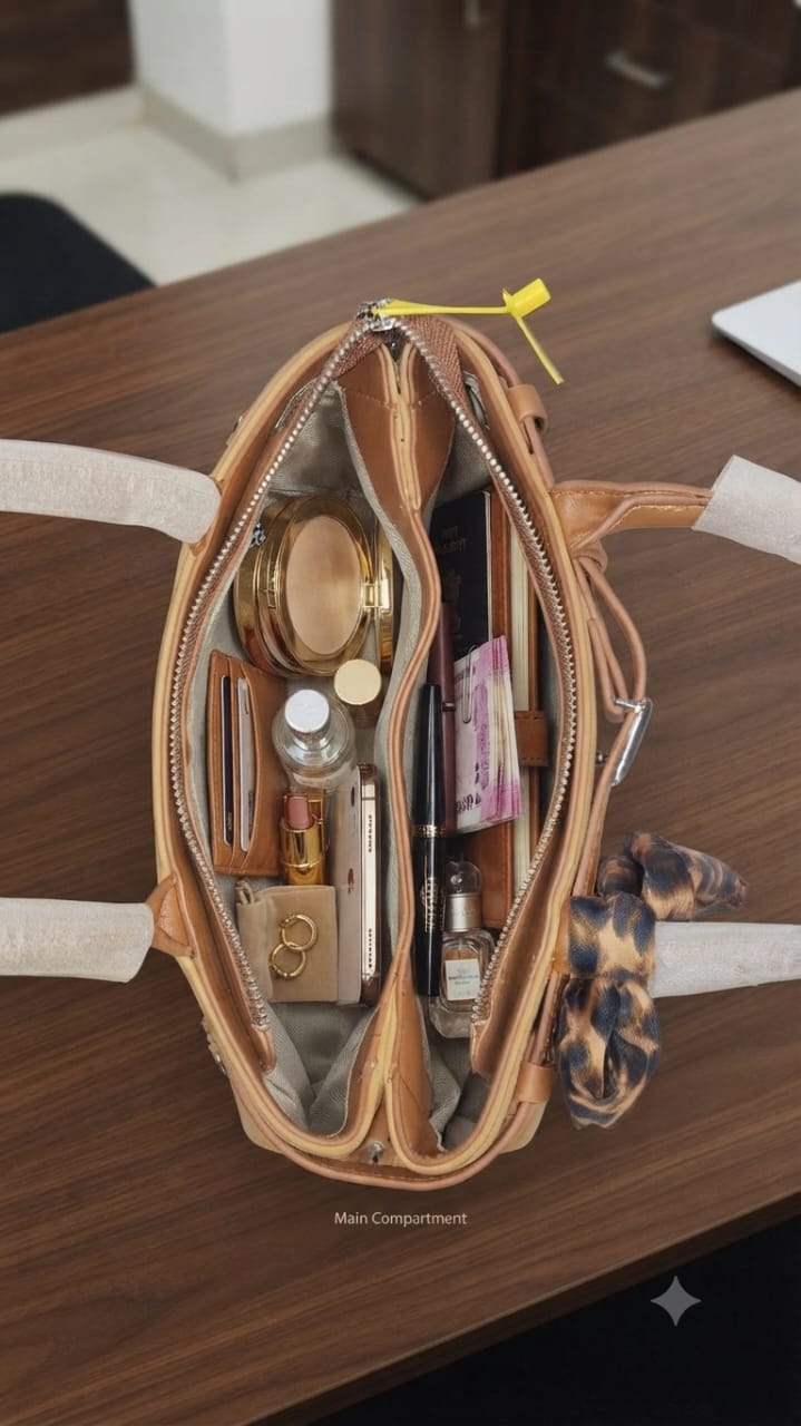Imported Premium Suede Handbag for Women | Stylish Office & Special Occasion Shoulder Bag